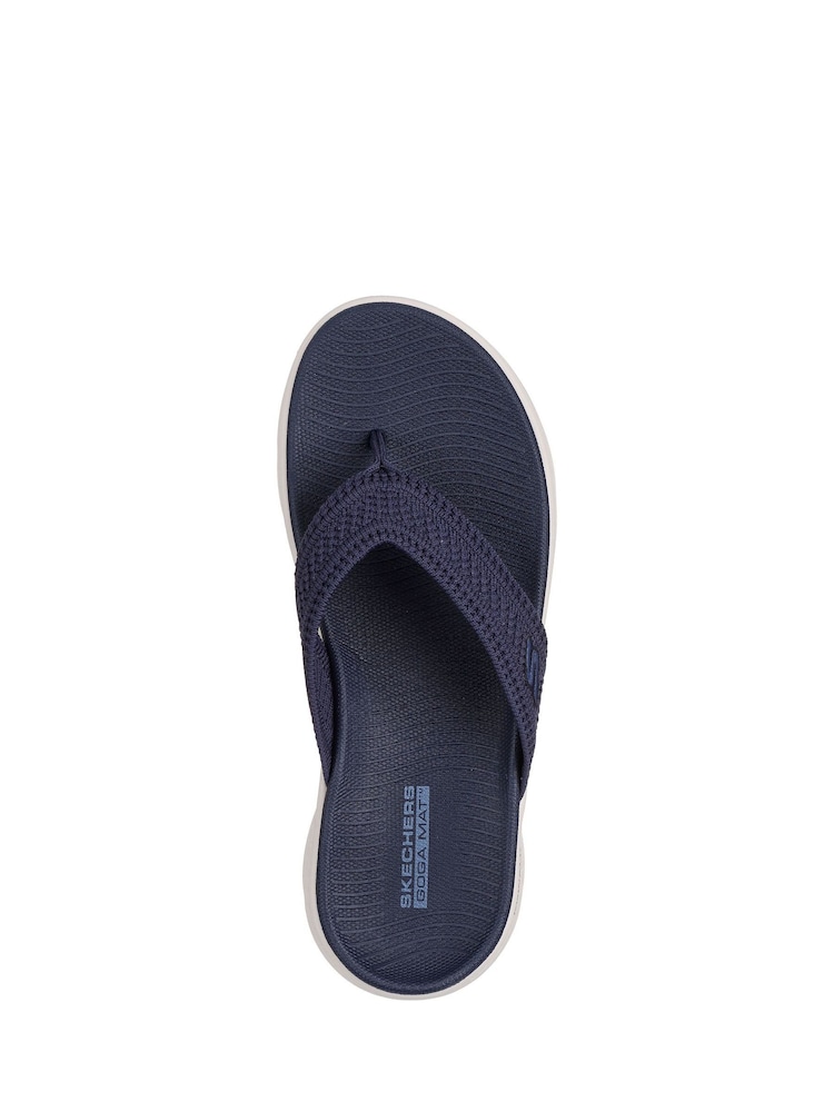 Skechers Blue Go Walk Flex Sandals - Image 3 of 3 Skechers Blue Go Walk Flex Sandals - Image 3 of 3