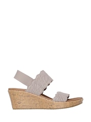 Skechers Grey Beverlee Sandals - Image 1 of 4