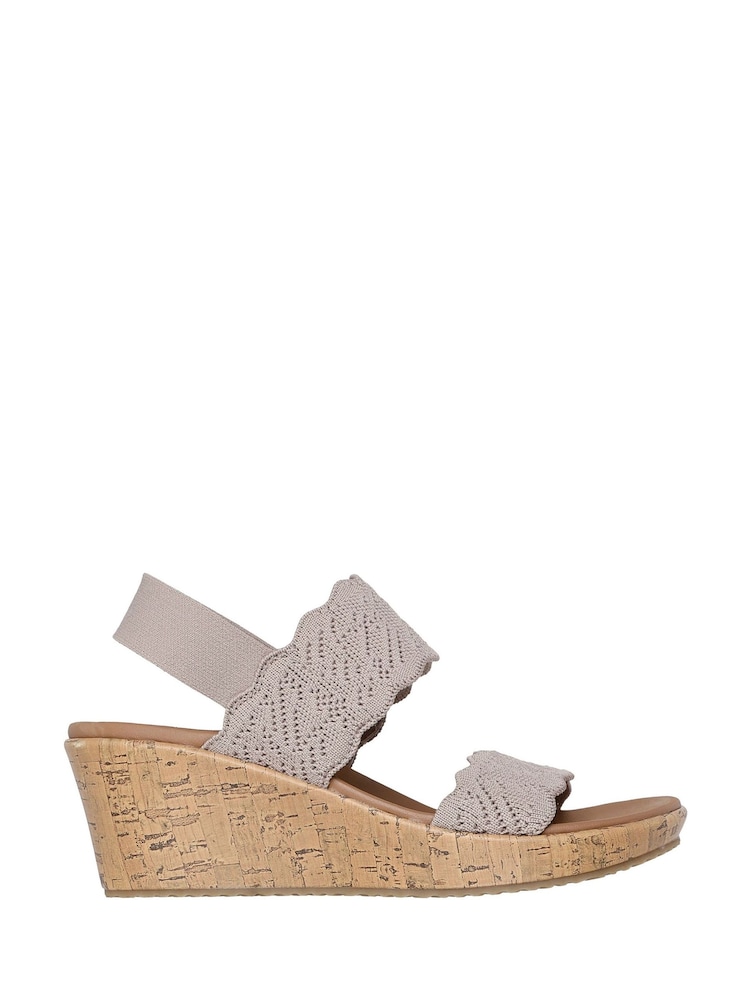 Skechers Grey Beverlee Sandals - Image 1 of 4