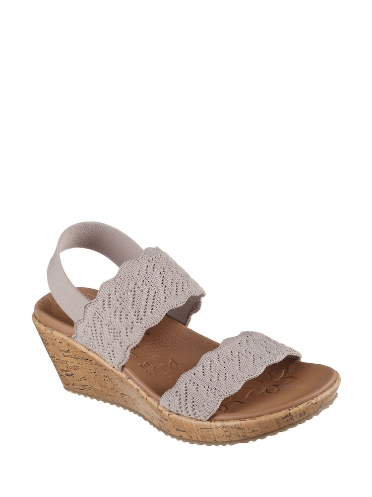 Skechers Grey Beverlee Sandals - Image 2 of 4