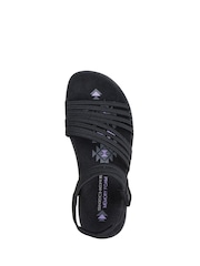 Skechers Black Slim Reggae Sandals - Image 4 of 5