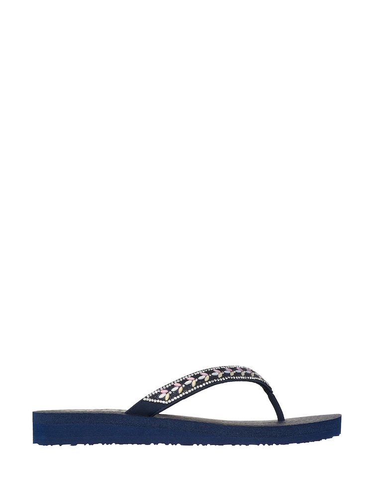 Skechers Blue Meditation Sandals - Image 2 of 6