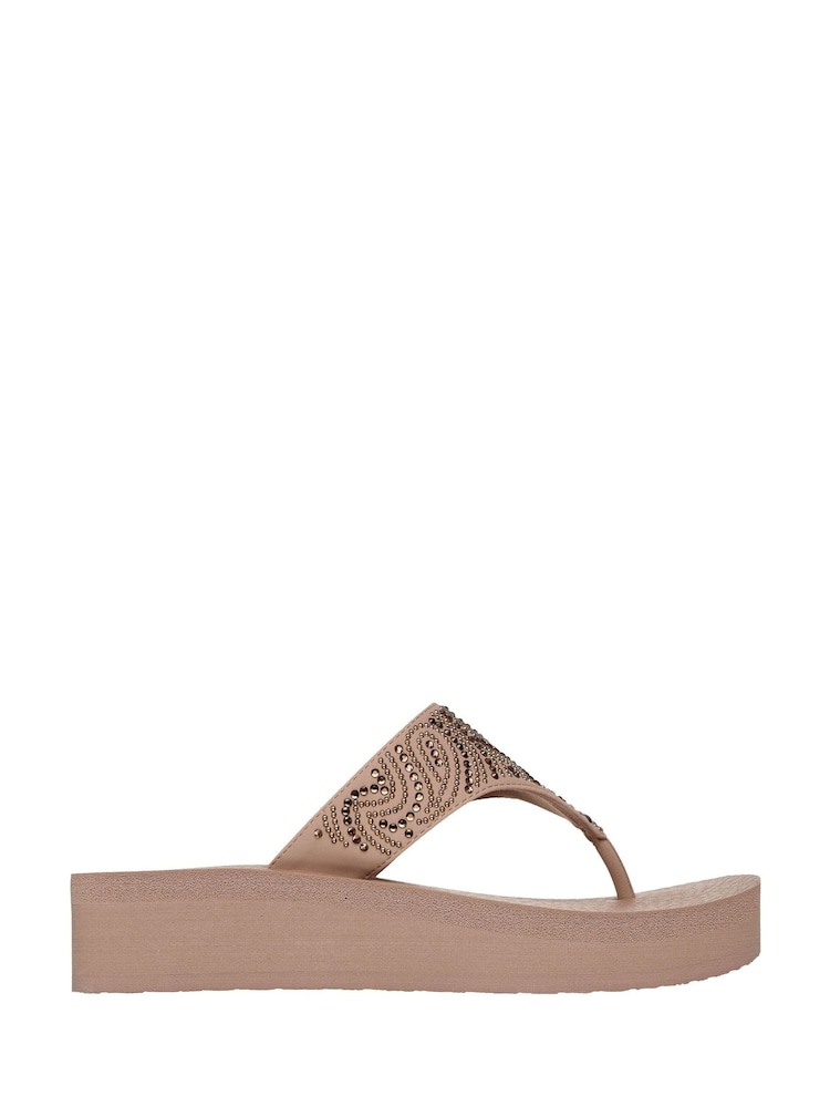 Skechers Brown Vinyasa Sandals - Image 1 of 5