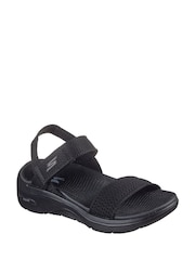 Skechers Black Go Walk Arch Fit 2.0 Sandals - Image 3 of 5