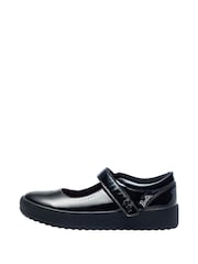 Character Black Barbie School Shoes - Image 2 of 5
