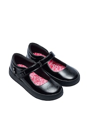 Character Black Barbie School Shoes - Image 3 of 5