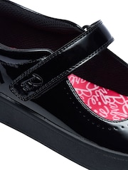 Character Black Barbie School Shoes - Image 5 of 5
