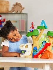 Hasbro Spiderman and Friends Dino Webs Treehouse Playset - Image 6 of 6