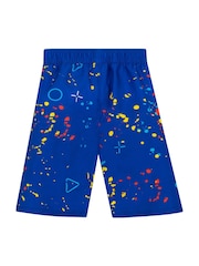 Harry Bear Blue Gaming Swim Shorts - Image 2 of 4