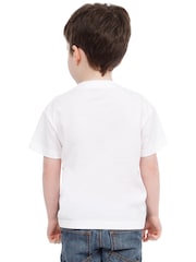 Character White Disney Cars Lightning McQueen 100% Cotton T-Shirt - Image 3 of 3