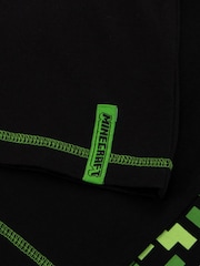Character Green Minecraft 100% Cotton T-Shirt And Shorts Outfit Set - Image 4 of 7