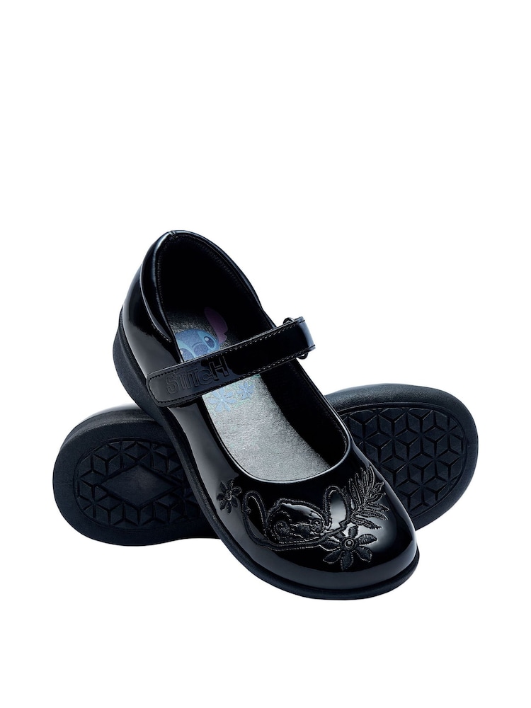 Character Black Disney Lilo And Stitch School Shoes - Image 1 of 5