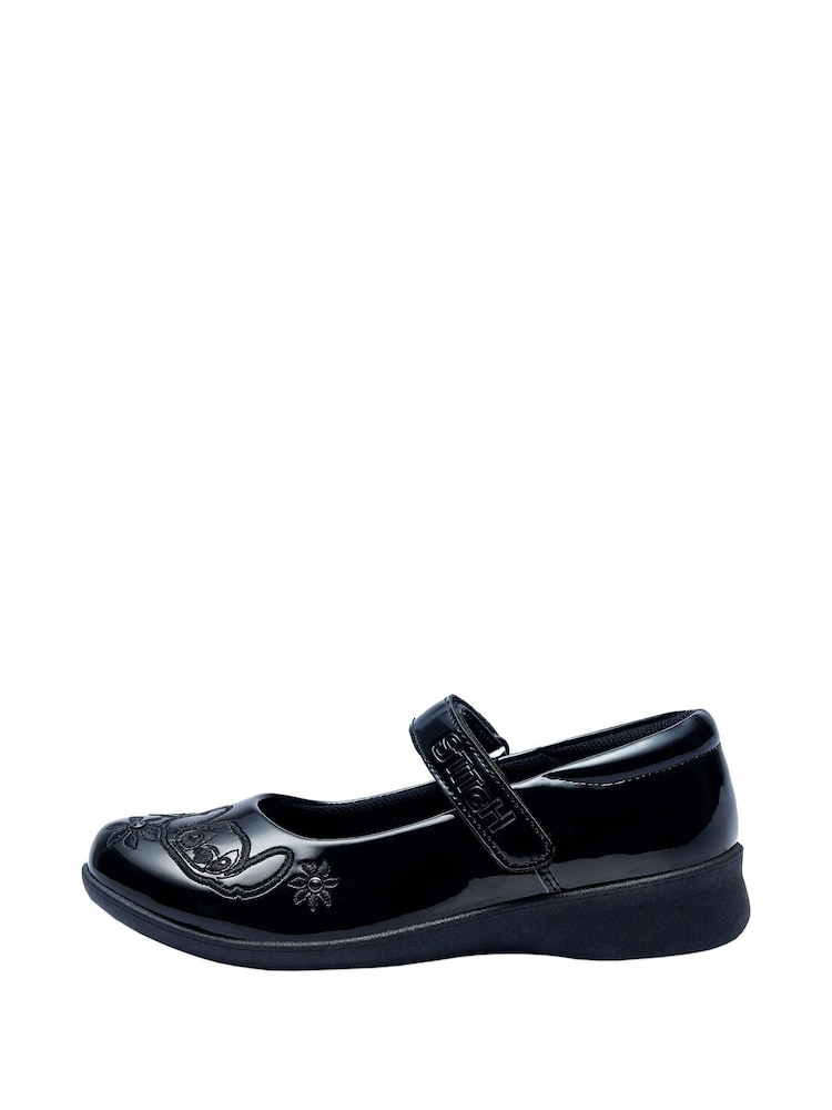 Character Black Disney Lilo And Stitch School Shoes - Image 2 of 5