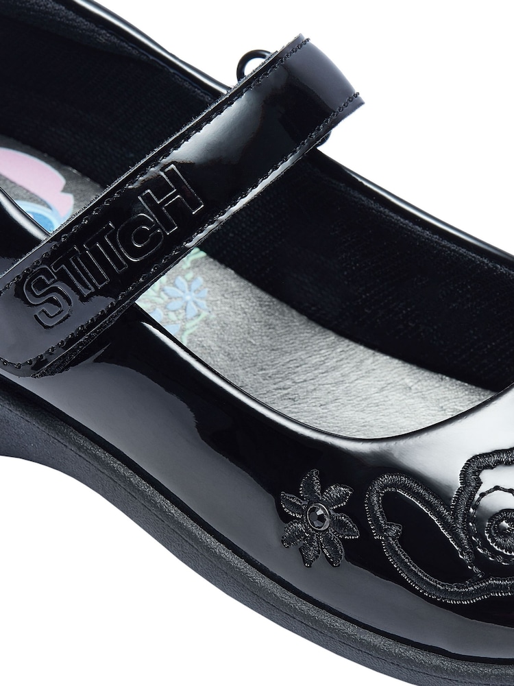 Character Black Disney Lilo And Stitch School Shoes - Image 5 of 5