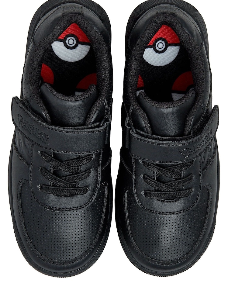 Character Black Pokemon Pokeball School Shoes - Image 2 of 5