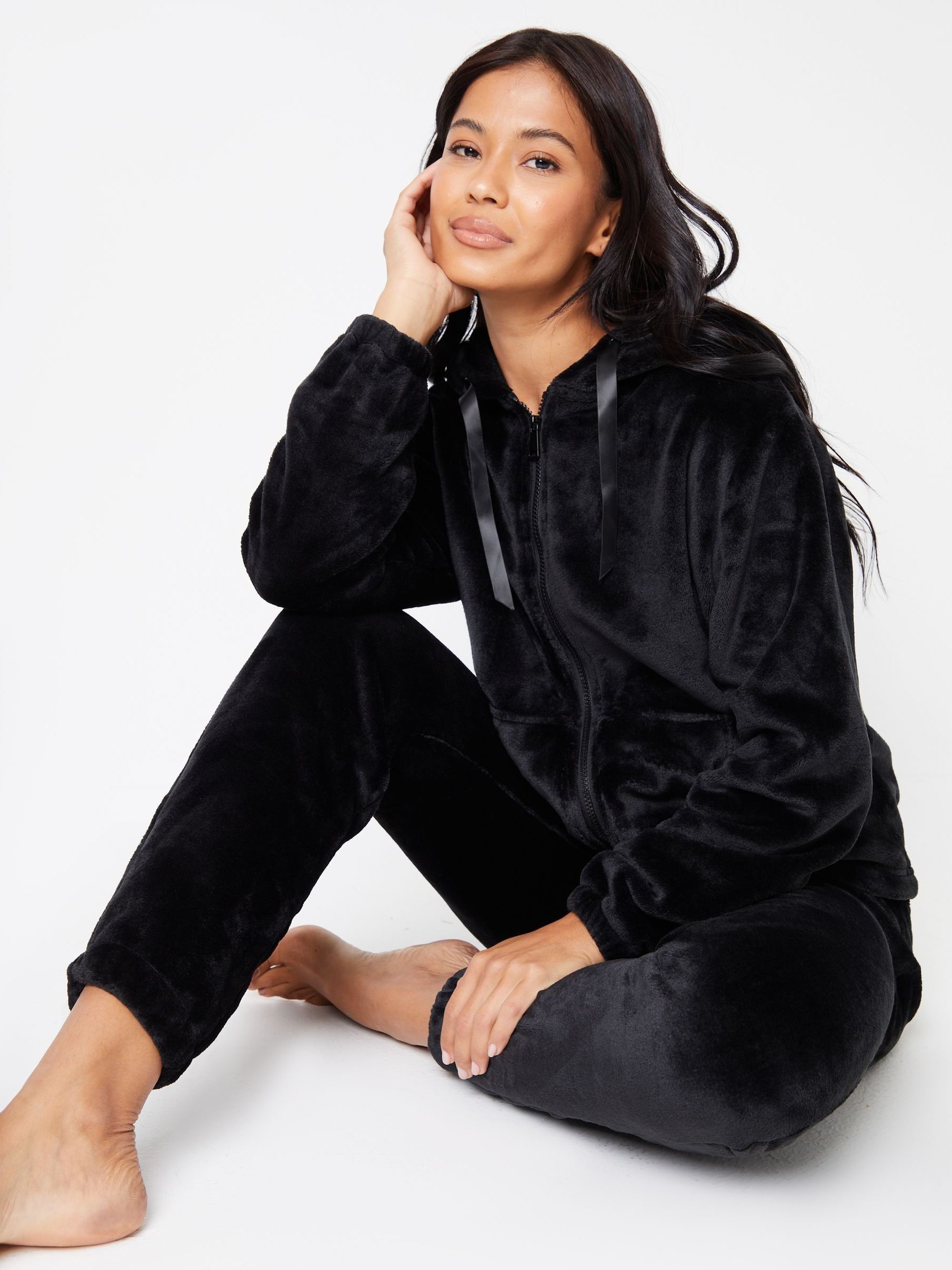 Velour lounge tracksuit outlet