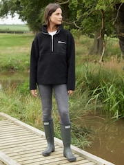 Negro - Threadbare Half Zip Borg Fleece - Imagen 5 de 5