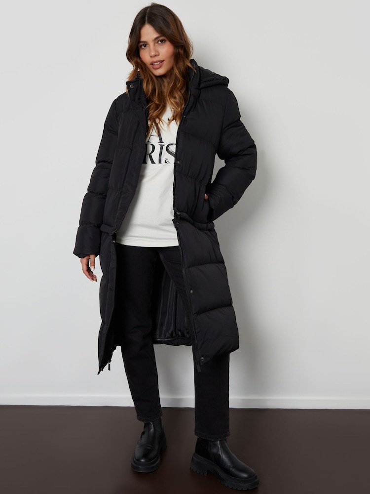 Threadbare Black 3 In 1 Puffer Coat And Bag - Image 5 of 5