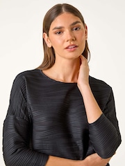Roman Wave Textured Stretch Top - Imagen 4 de 5