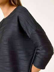 Roman Wave Textured Stretch Top - Imagen 5 de 5