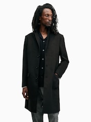 Черный - Пальто Allsaints Hal - Image 1 of 9