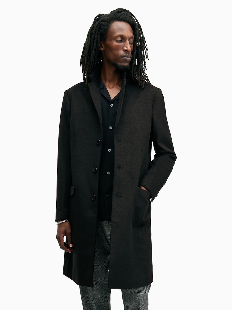 Черный - Пальто Allsaints Hal - Image 1 of 9