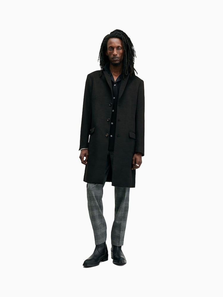 Черный - Пальто Allsaints Hal - Image 2 of 9