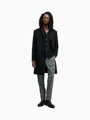Черный - Пальто Allsaints Hal - Image 4 of 9