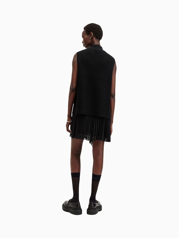 AllSaints Black Eve Dress - Image 8 of 9