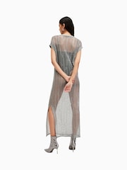 AllSaints Silver Giana Dress - Image 5 of 6