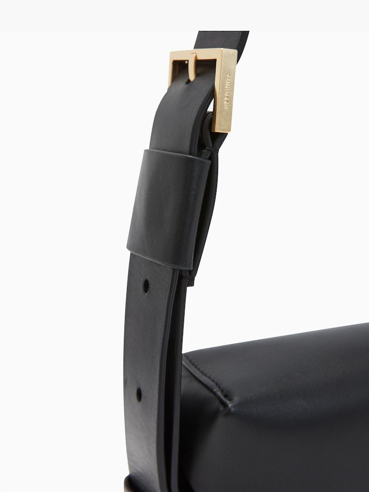 AllSaints Black Frankie Cross-Body Bag - Image 9 of 9