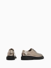 AllSaints Metallic Escher Lace-Up Shoes - Image 3 of 5