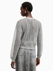 AllSaints Silver Giana Longsleeve Sweater - Image 2 of 8