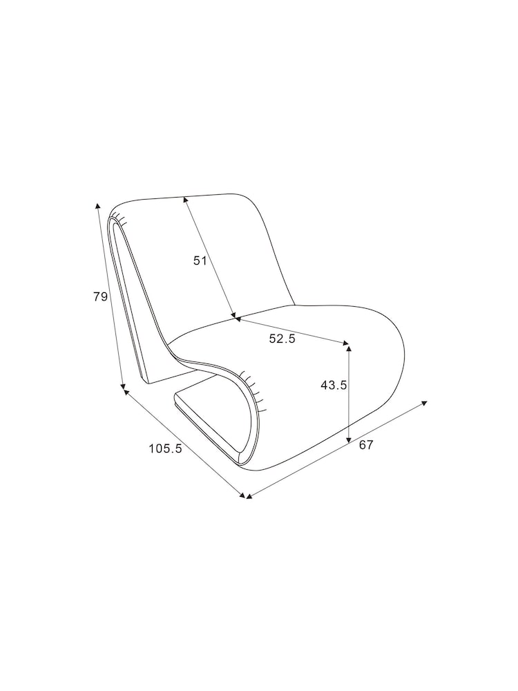 MADE.COM Off White Pax Boucle Wexler Chair - Image 7 of 7