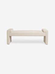 MADE.COM Off White Pax Boucle Brixton Bench - Image 7 of 7