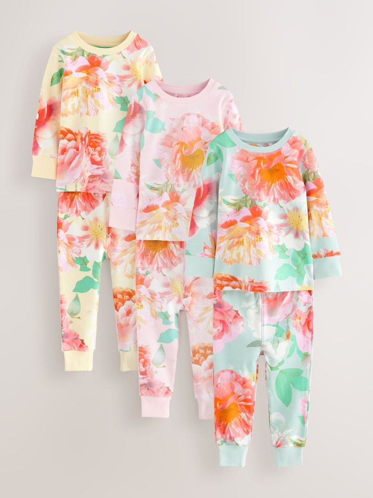 Jaune/Bleu - Pyjama Snuggle 3 Pack (9mths-12yrs) - Image 5 of 11