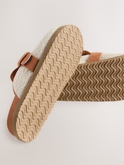 Crudo/tostado - Crochet Buckle Mule Slippers - Imagen 8 de 8
