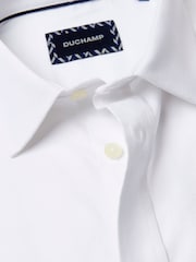 Duchamp White Duchamp Mens Royal 100% Cotton Oxford Shirt - Image 3 of 5