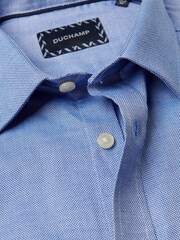 Duchamp Blue Duchamp Mens Royal 100% Cotton Oxford Shirt - Image 3 of 5