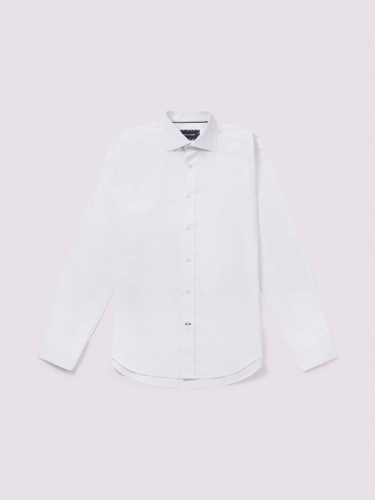 Duchamp Mens Poplin Stretch Shirt - Image 4 of 5