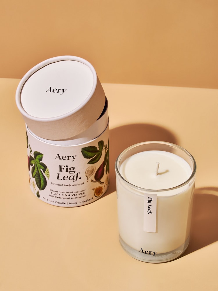 Aery Cream Positive Energy Scented Candle Pink Grapefruit And Mint - Image 1 of 4