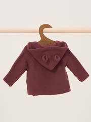 Homegrown 100% Cotton Double Knit Wrap Hooded Cardigan - Image 2 of 3