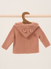 Homegrown 100% Cotton Double Knit Wrap Hooded Cardigan - Image 2 of 3