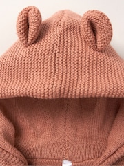 Homegrown 100% Cotton Double Knit Wrap Hooded Cardigan - Image 3 of 3