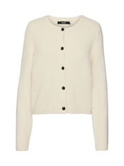 VERO MODA Cream Round Neck Button Up Cardigan - Image 7 of 7