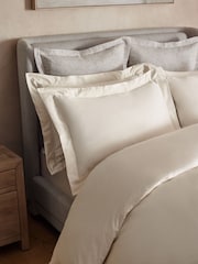 Set of 2 Ivory N. Premium 400 Thread Count 100% Egyptian Cotton Pillowcases - Image 2 of 3