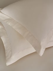 Set of 2 Ivory N. Premium 400 Thread Count 100% Egyptian Cotton Pillowcases - Image 3 of 3