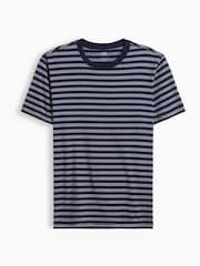 Gap Navy EverydaySoft Stripe Crew Neck T-Shirt - Image 4 of 5