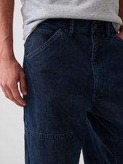 Gap Dark Wash Baggy Double-Knee Carpenter Jeans - Image 6 of 6