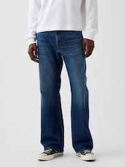 Ciemny sprany - Gap Loose Bootcut Jeans - Obraz 2 z 7